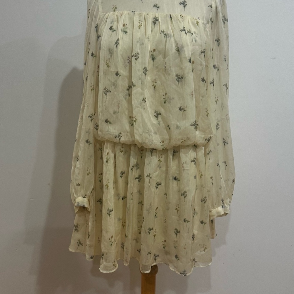 Adam Lippes x RTR Long Sleeve Mini Dress Size:6 - Picture 4 of 12